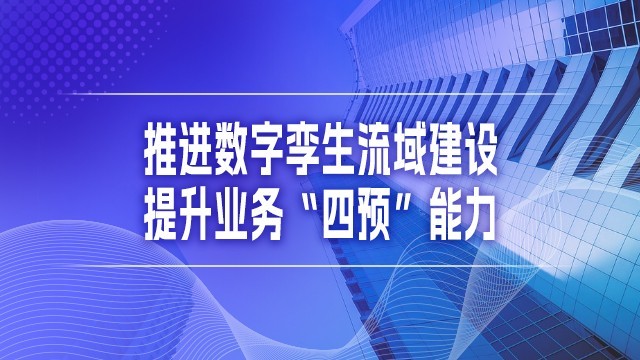 推进数字孪生流域建设 提升业务“四预”能力（2025年公需课）